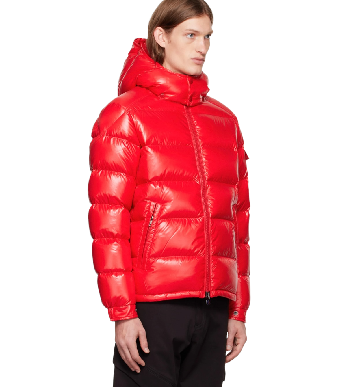 Red Moncler Maya Puffer Jacket - Moschello Clothing - Moschello Clothing